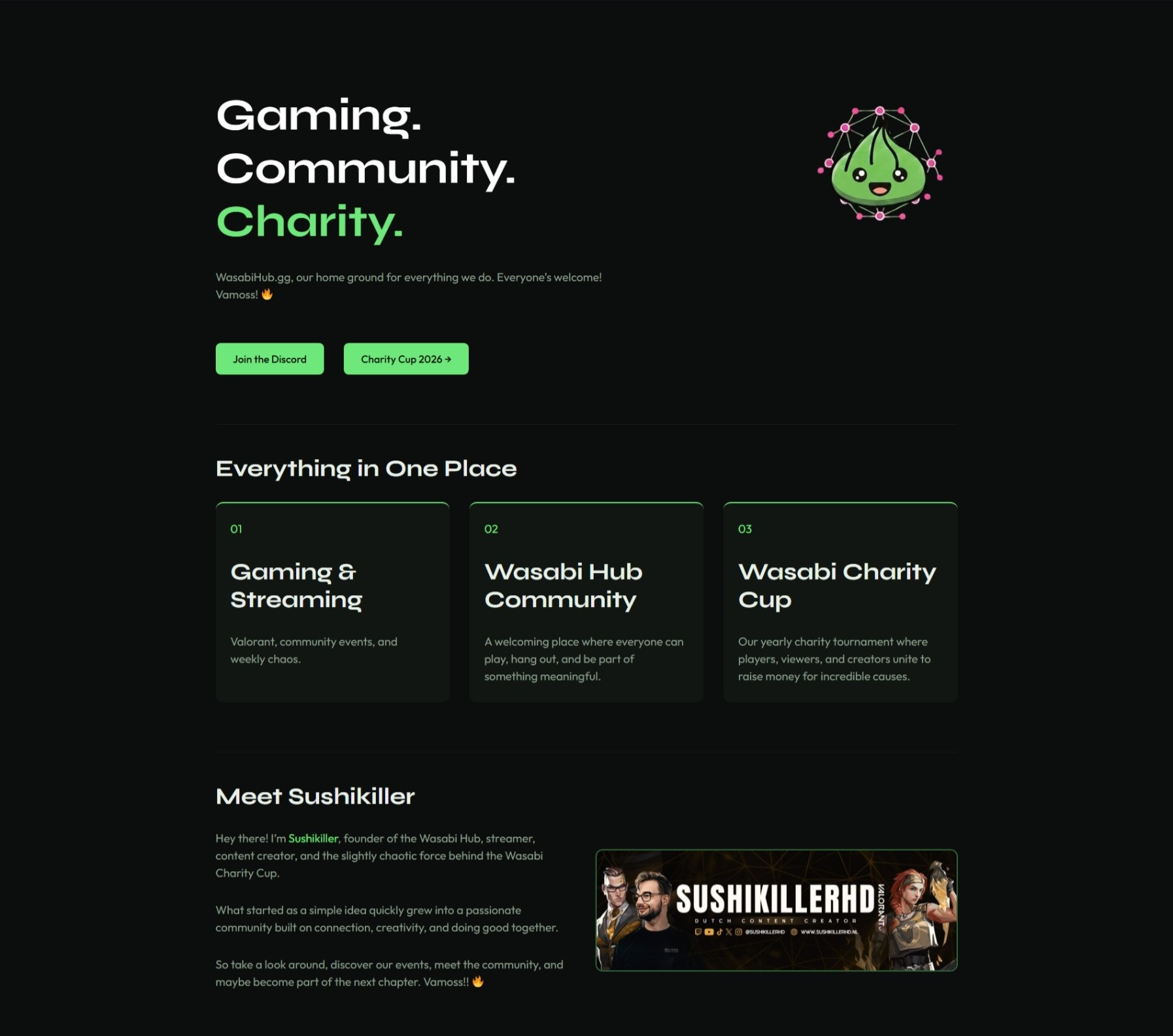 WasabiHub Website